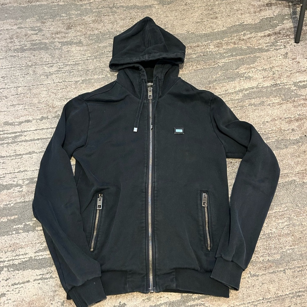 Dolce & Gabbana Navy Zip-Up Hoodie